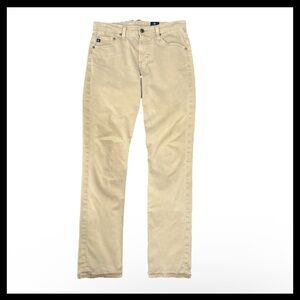 AG Adriano Goldschmied Everett Slim Straight Men's Pants 1794SUDLNKK Khaki 30x32